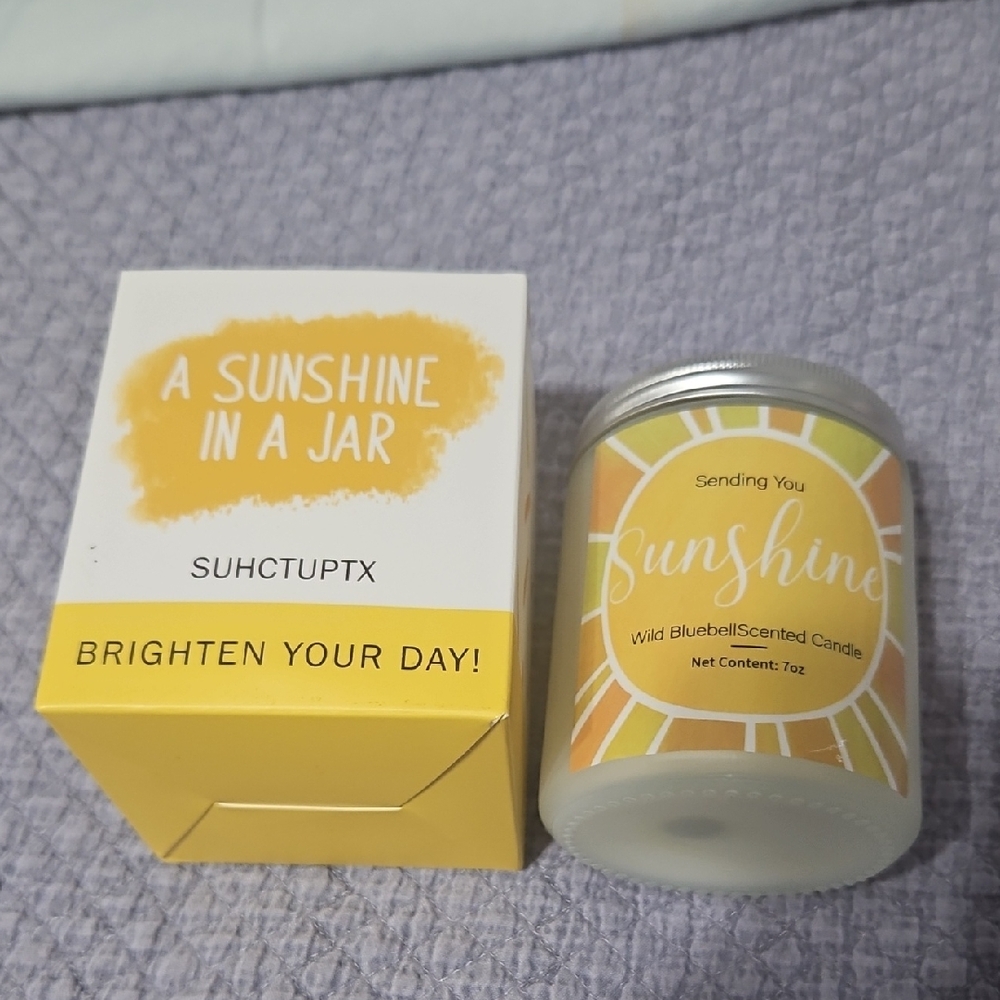 Yellow Sunshine Scented Candle